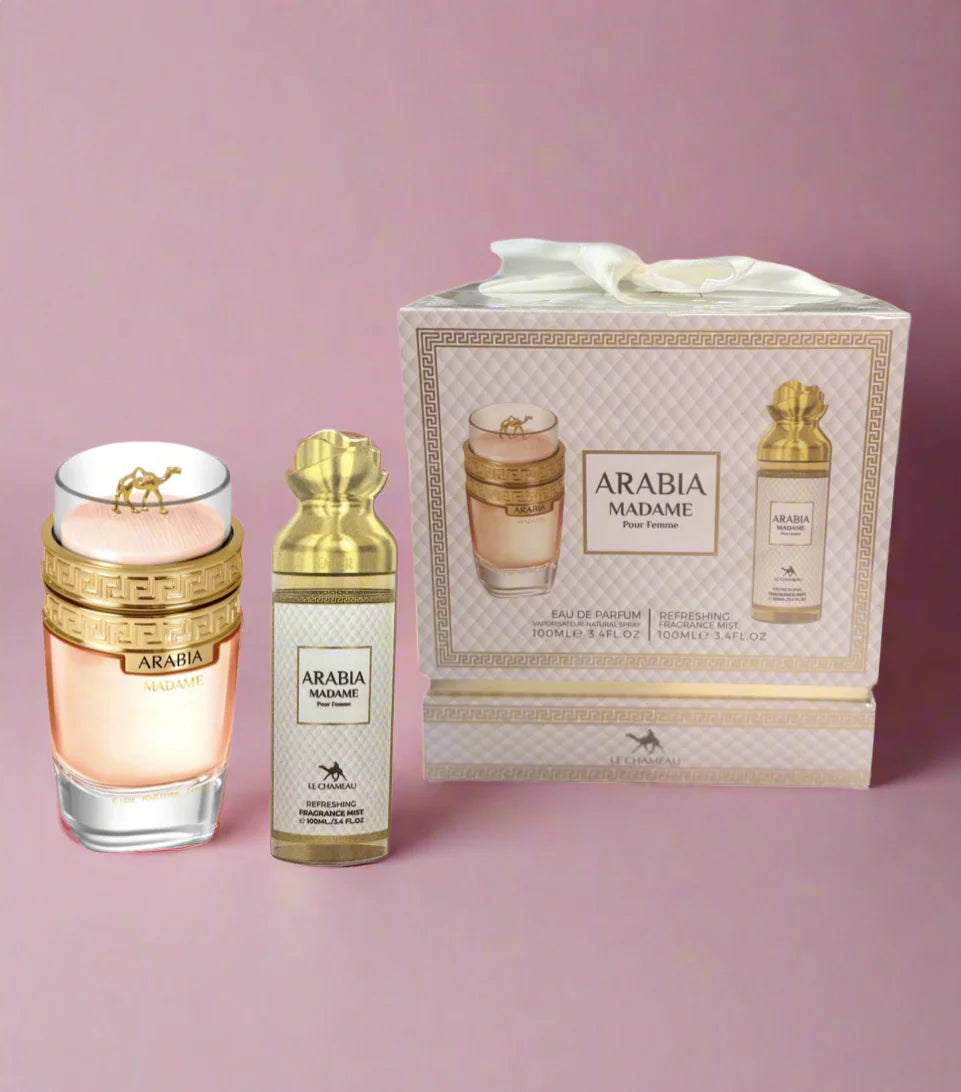 Arabia Madamede Le Chameau Frascos y envase