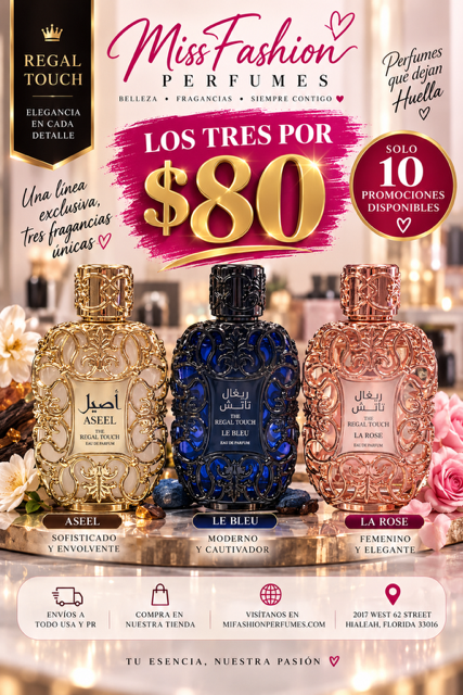 ! PROMOCION ESPECIAL REGAL TOUCH!