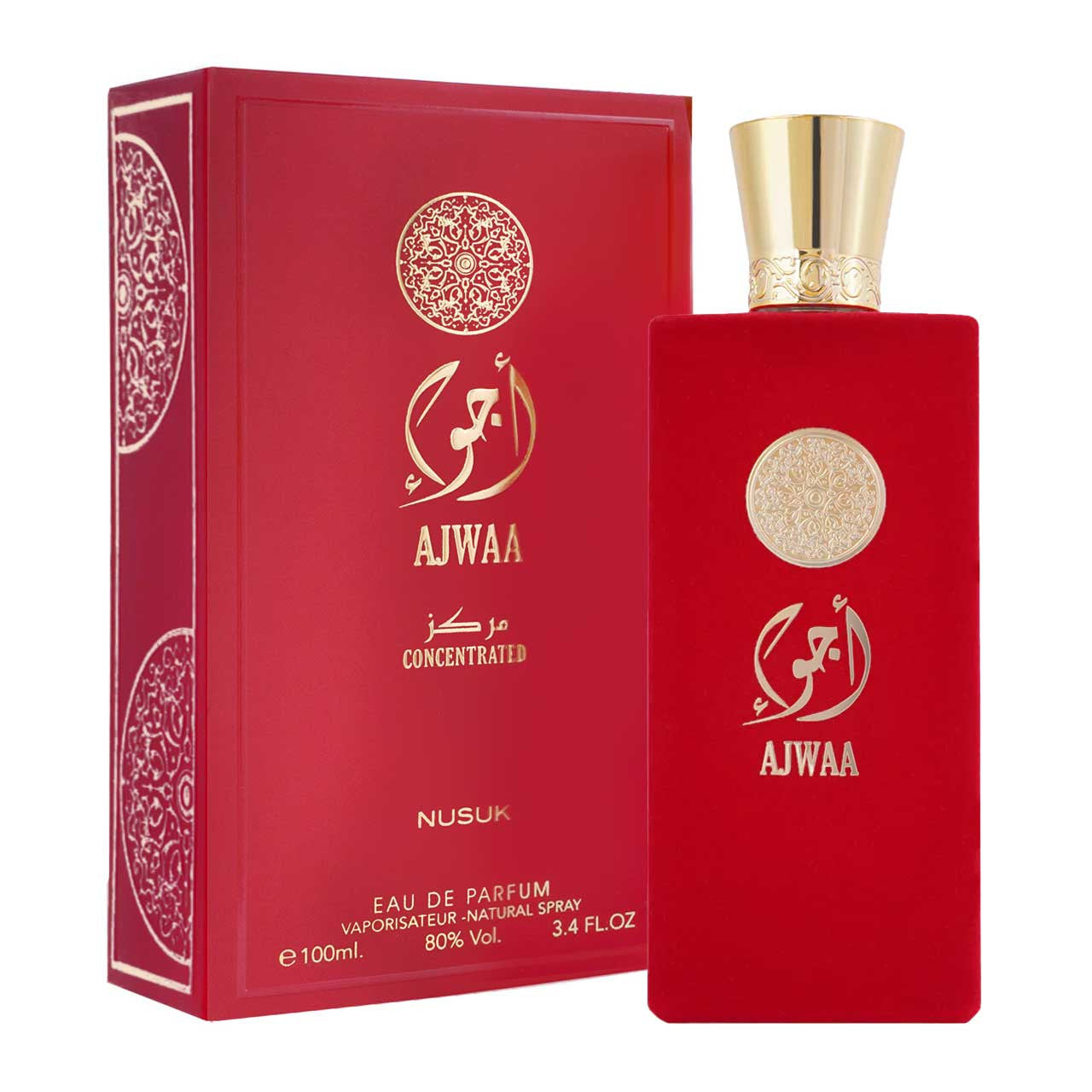 AJWAA CONCENTRATE frasco y envase