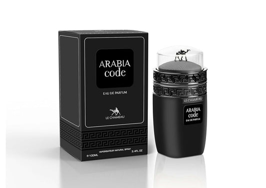 ARABIA CODE frasco y envase