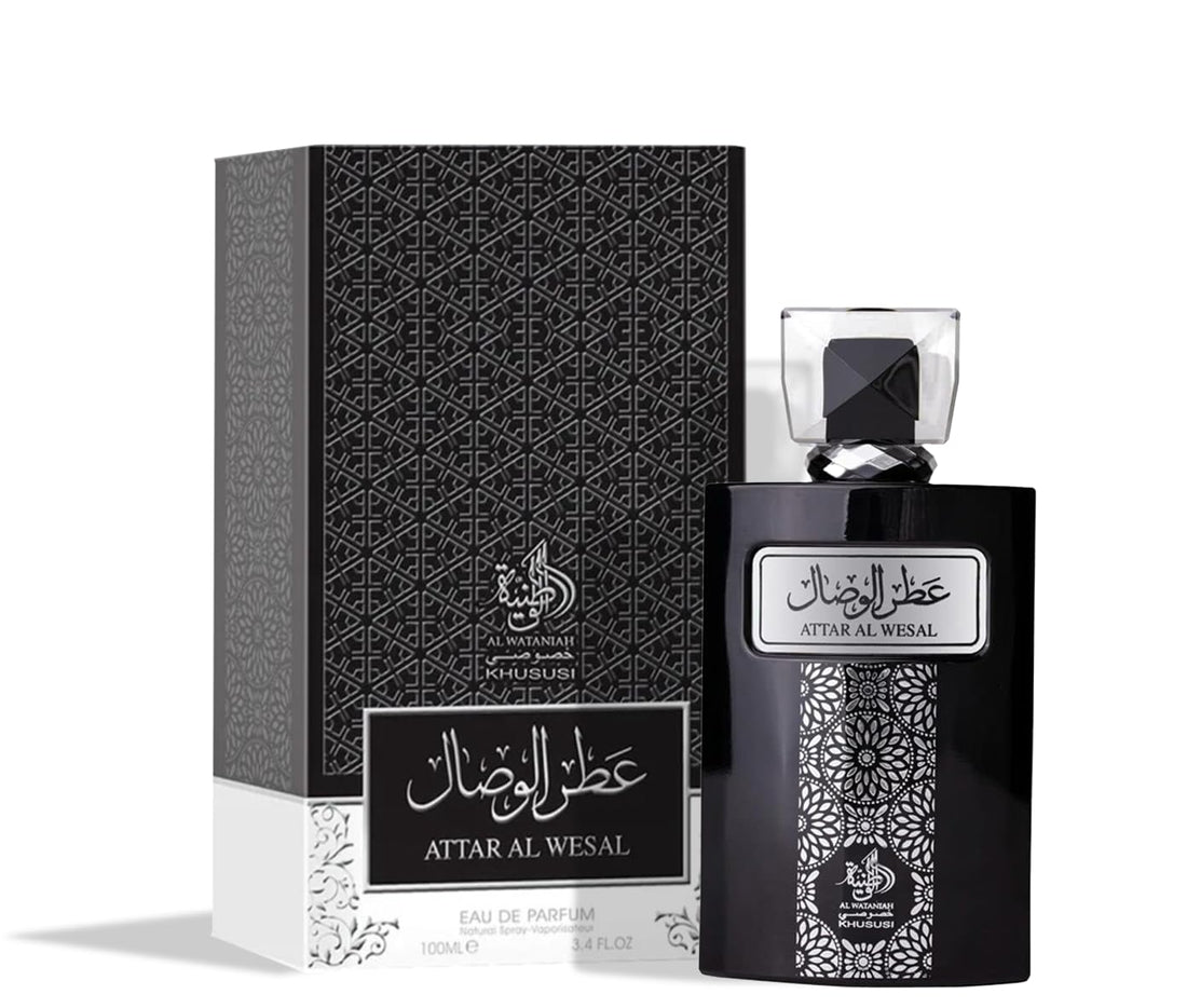 ATTAR AL WESAL frasco y envase