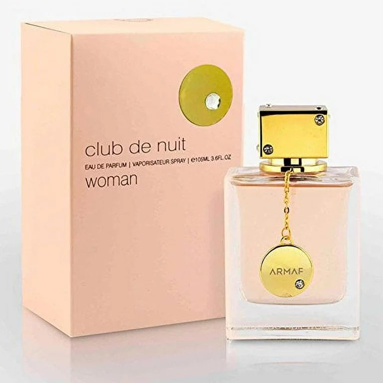 CLUB DE NUIT WOMAN PERFUME frasco y envase
