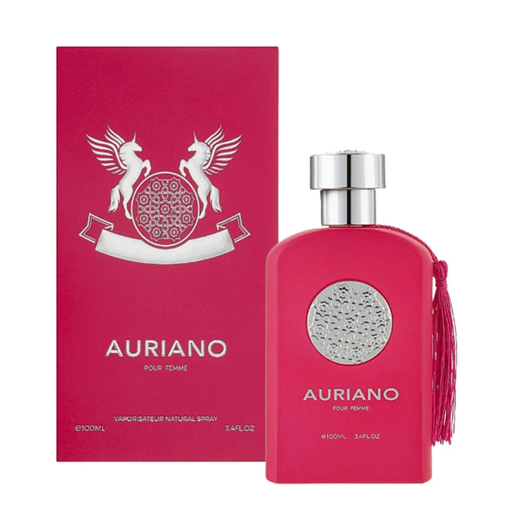 Auriano Pour Femme by Emper frasco y envase