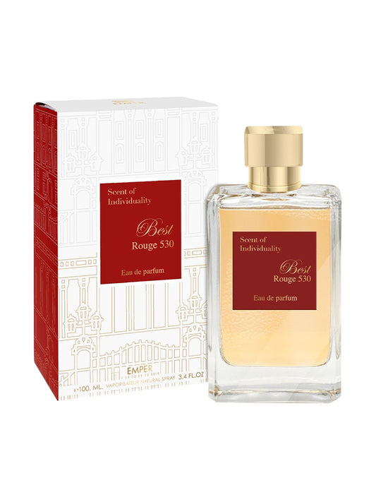 Best Rouge 530 by Emper frasco y envase