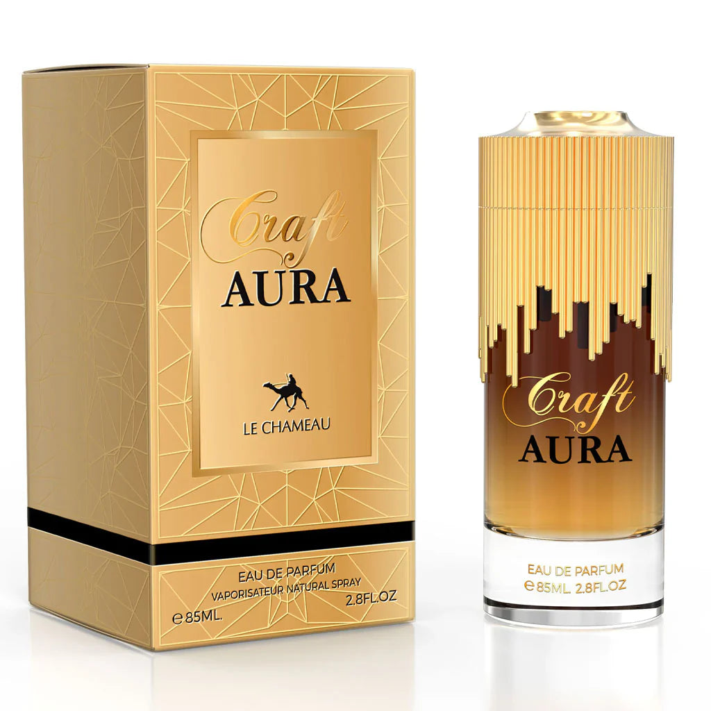 CRAFT AURA frasco y envase