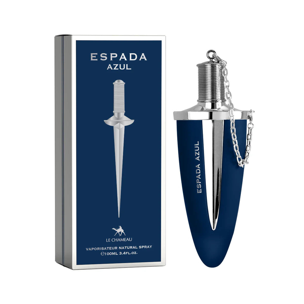 ESPADA AZUL frasco y envase