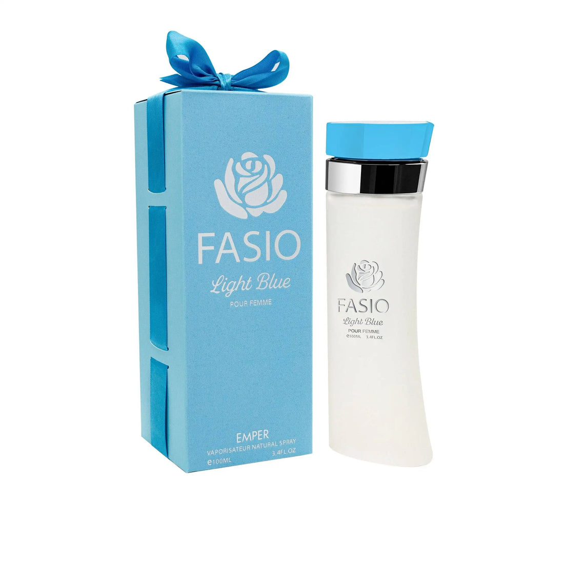 Fasio Light Blue by Emper frasco y envase