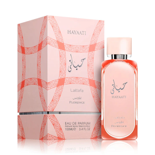 Hayaati Florence by Lattafa frasco y envase