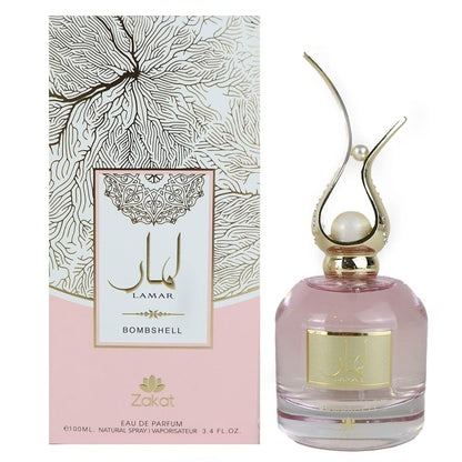 Lamar Bombshell frasco y envase