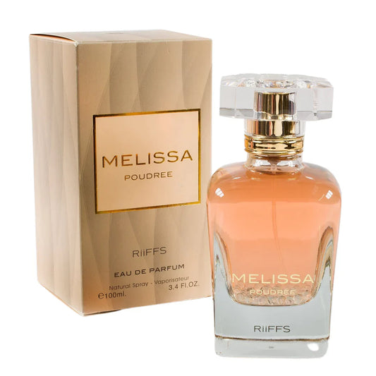 MELISSA POUDREE frasco y envase