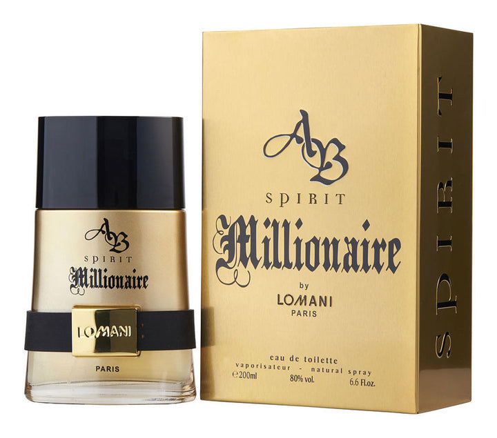 MILLONAIRE BY LOMANI PERFUME frasco y envase