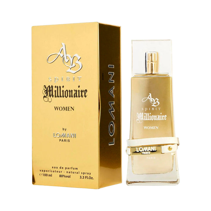 SPIRIT MILLONAIRE WOMEN frasco y envase