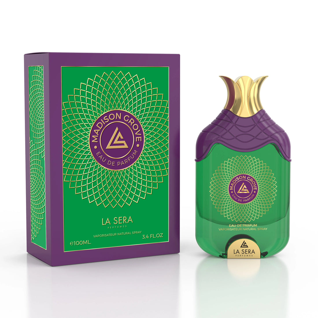 Madison Grove frasco y envase