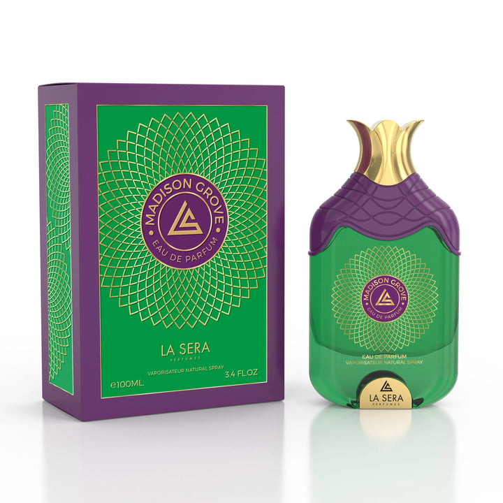 Madison Grove frasco y envase