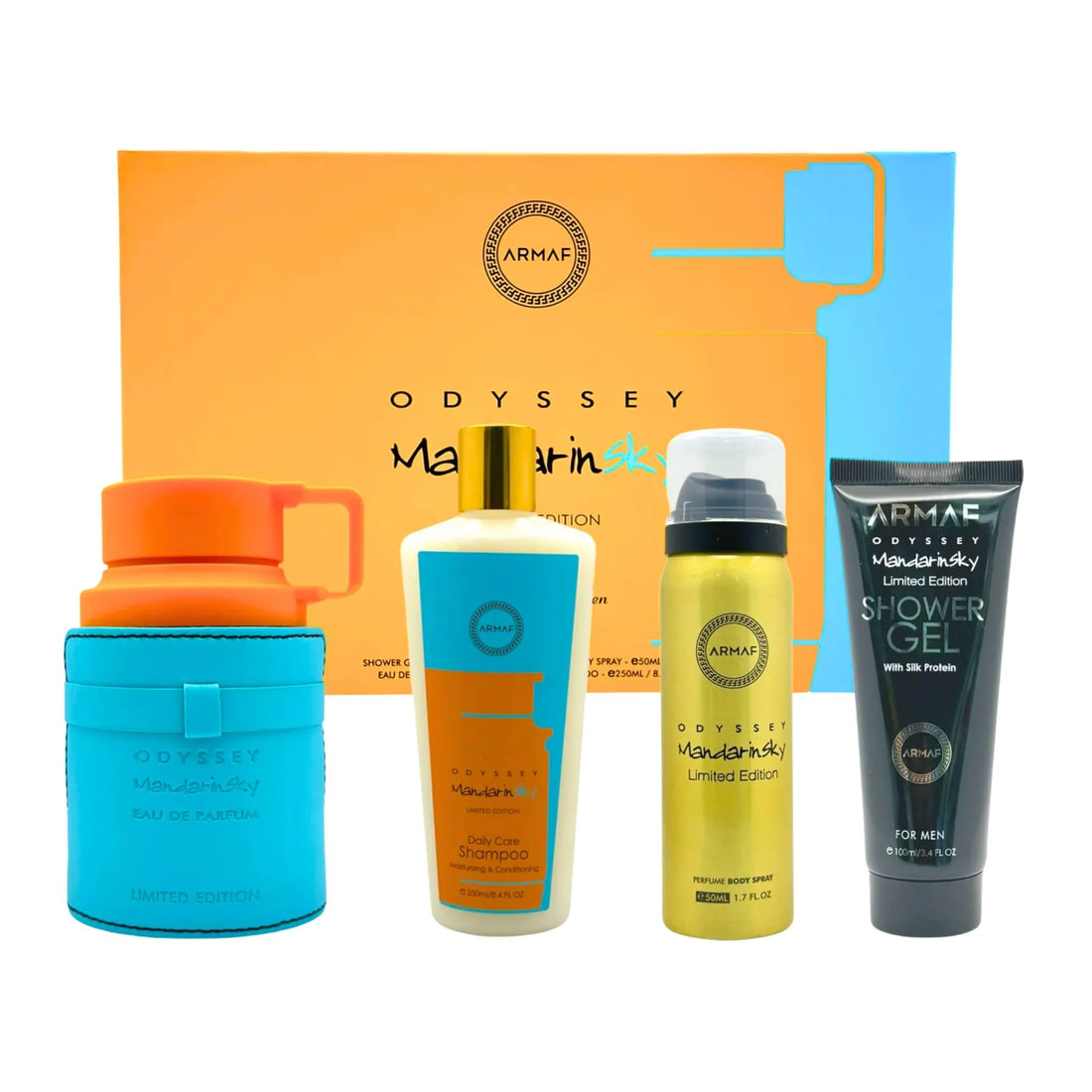 Odyssey Mandarin Sky by Armaf Frasco y envase