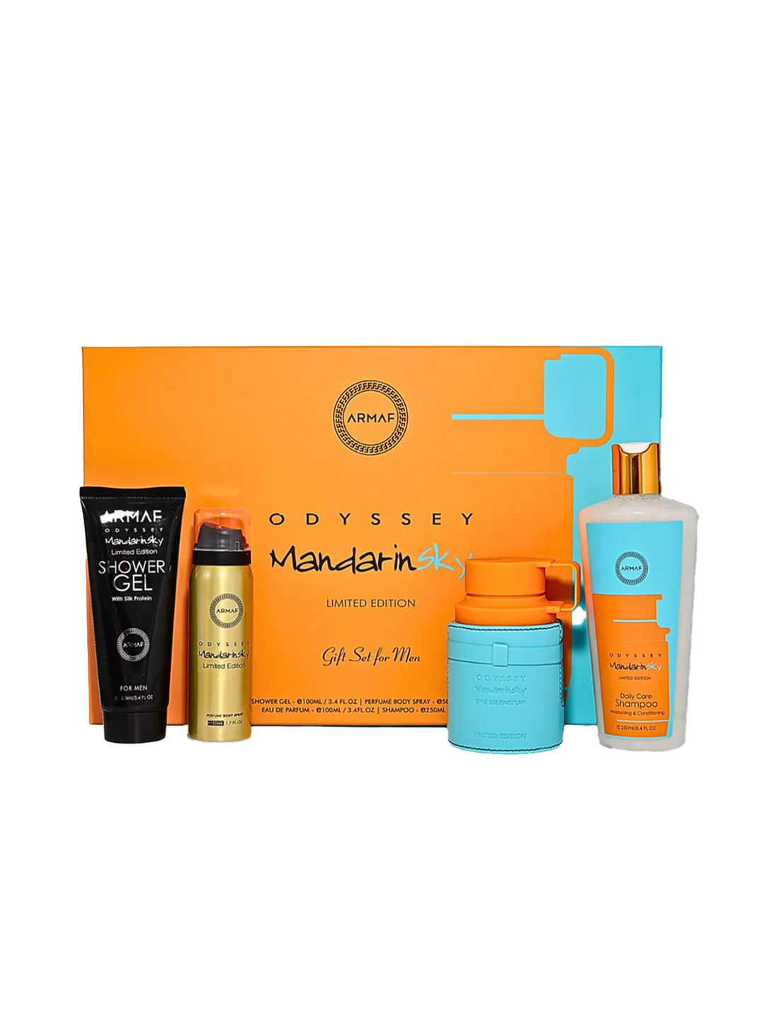 Odyssey Mandarin Sky by Armaf Frasco y envase