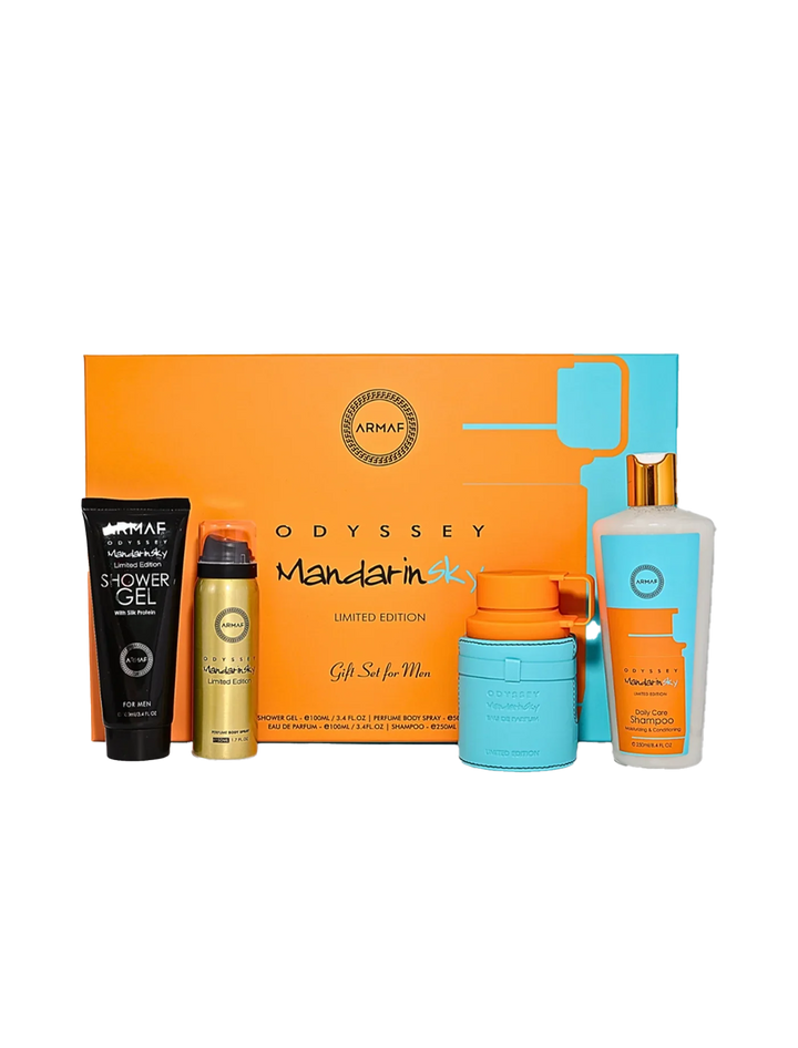 Odyssey Mandarin Sky by Armaf Frasco y envase