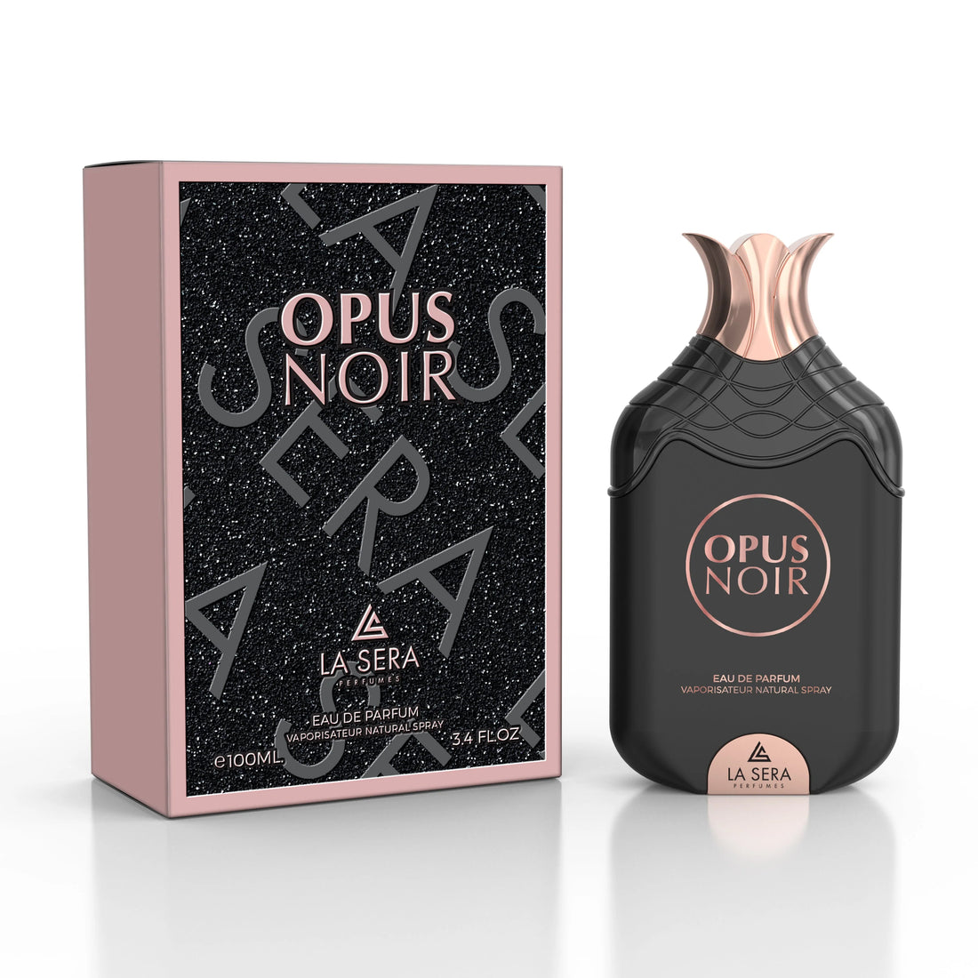 Opus Noir frasco y envase