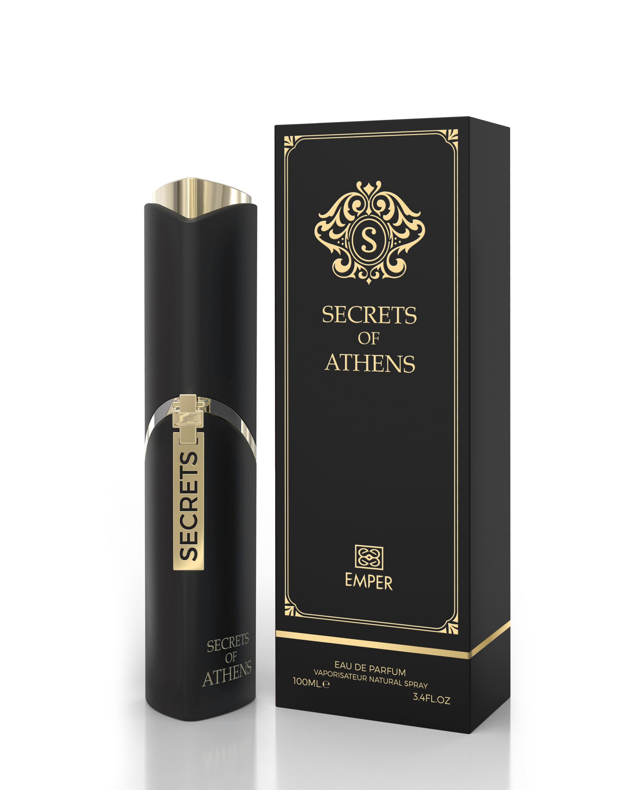 Secrets of Athens by Emper frasco y envase