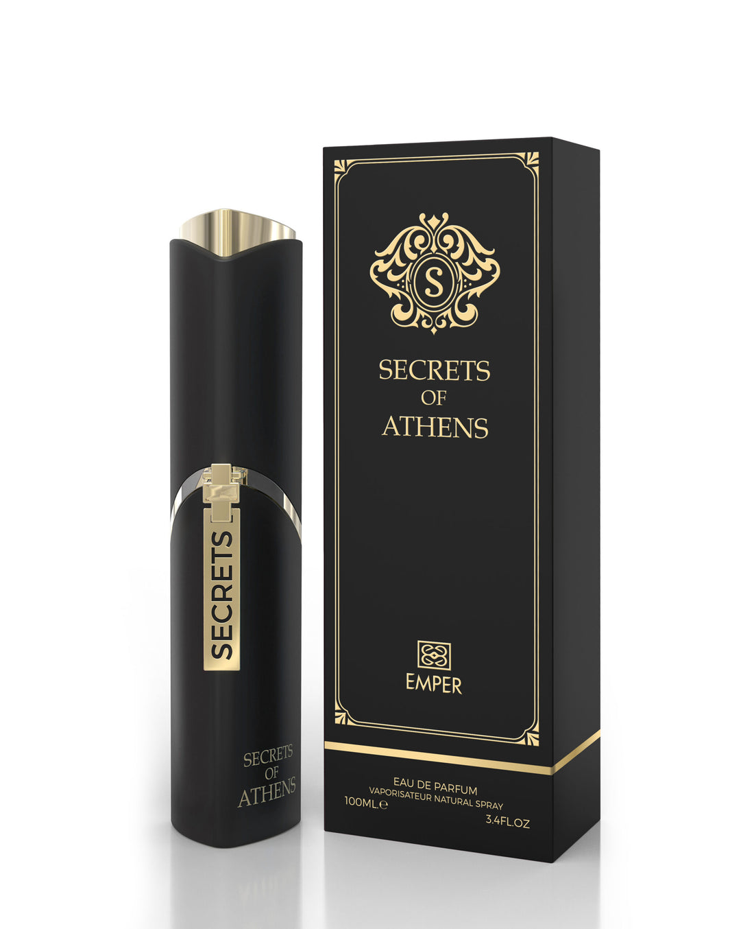 Secrets of Athens by Emper frasco y envase