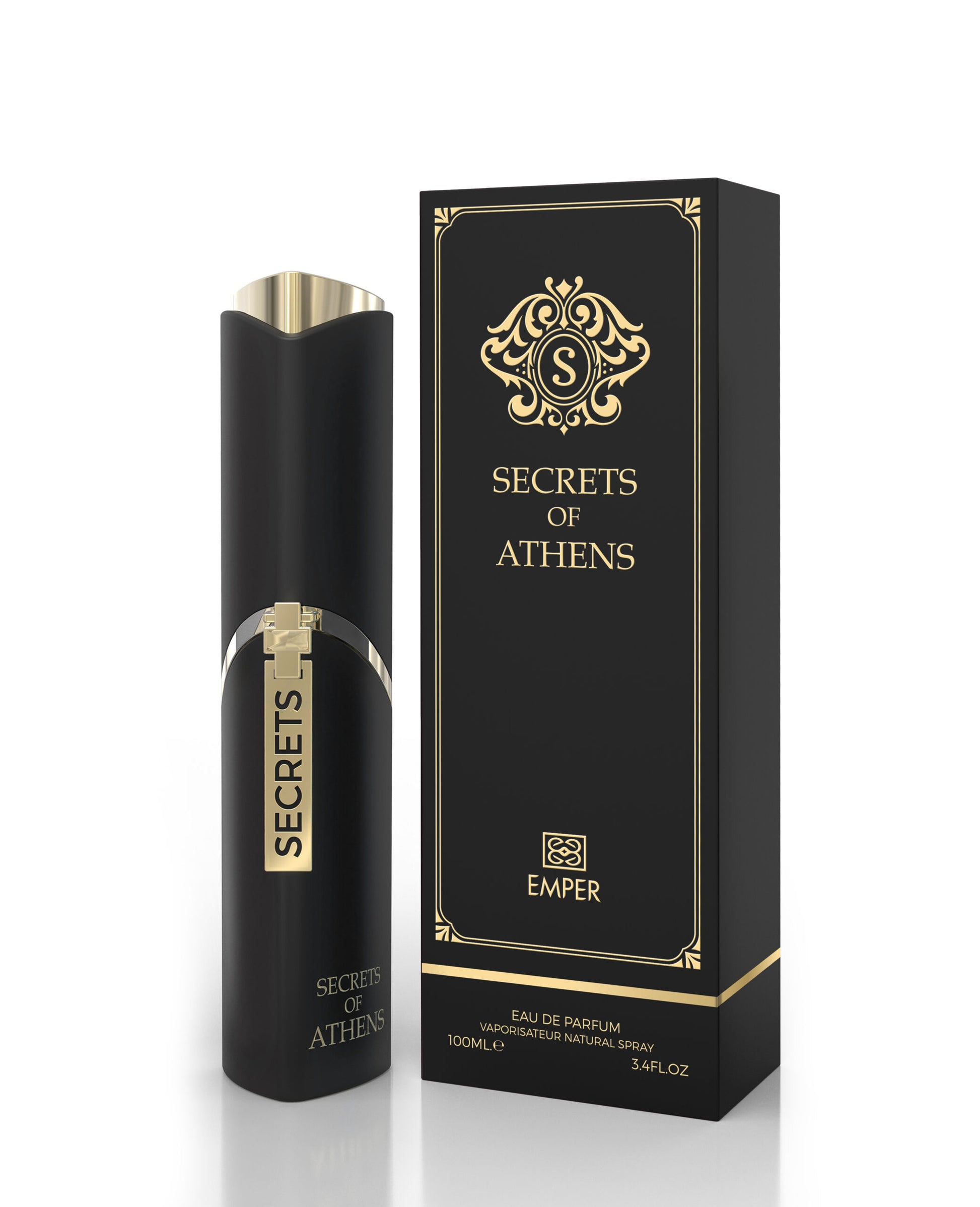 Secrets of Athens by Emper frasco y envase