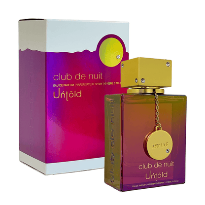 Club de Nuit Untold frasco y envase