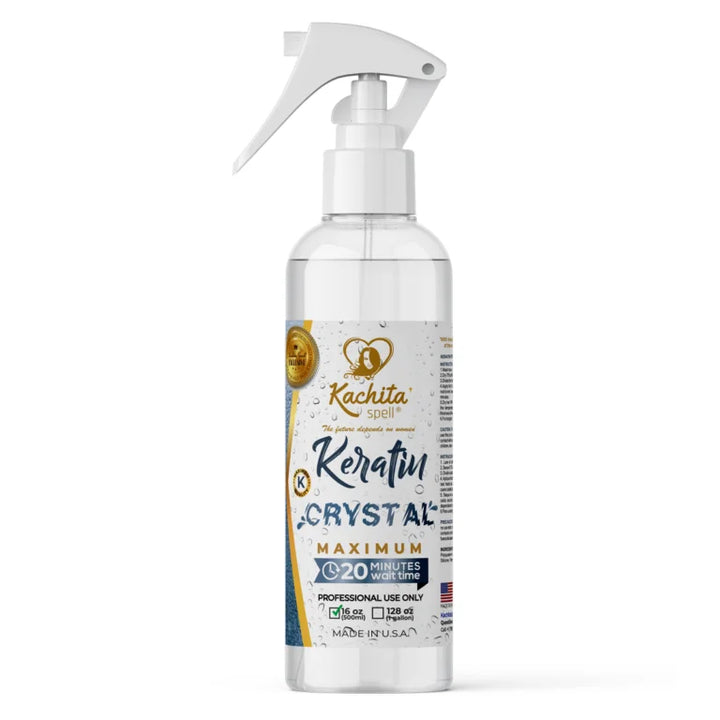 Kachita Spell Keratin Crystal Maximum (16 oz) | Sérum de Brillo con Protector Térmico