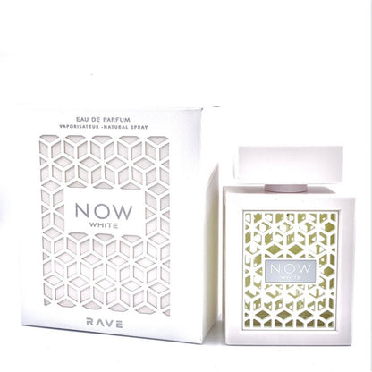 Now White by RAVE envase
