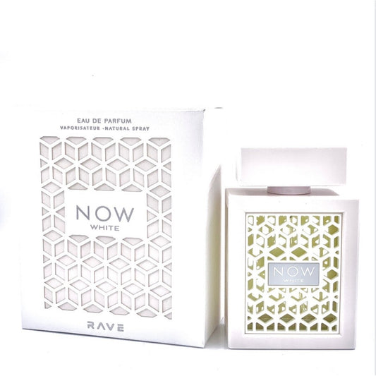 Now White by RAVE envase
