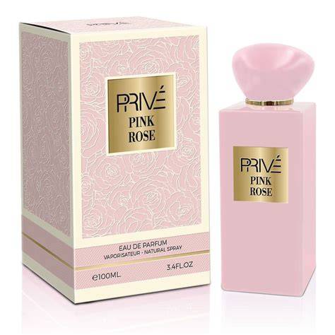 Prive Pink Rose frasco y envase