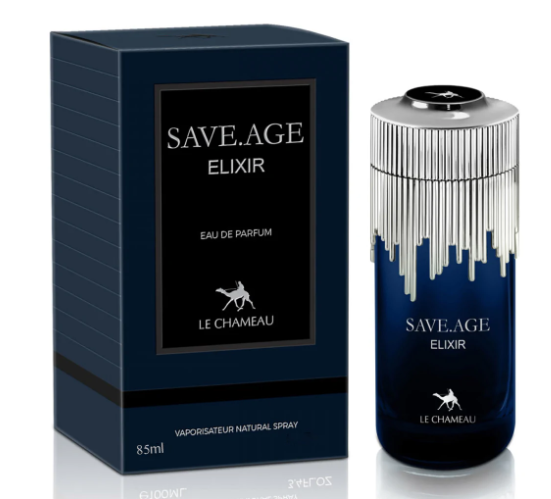 Save Age Elixir  frasco y envase