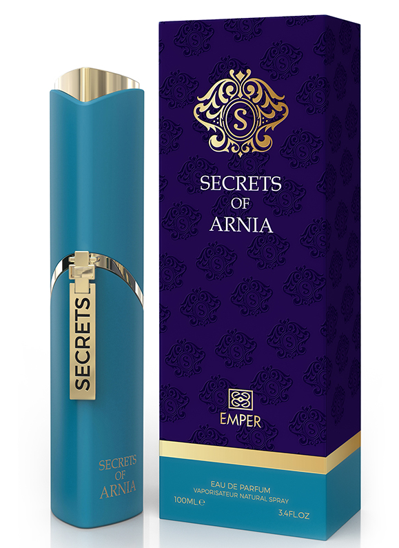 Secrets of Arnia frasco y envase
